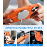 Vansdon magnétique coque pour iphone 15 avec 1 verre trempé, compatible avec magsafe, protection contre les chutes de qualité mi