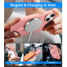 Coque Vansdon Magnétique pour iPhone 15, 1 Verre Trempé, Compatible MagSafe, Protection Militaire, Coque Mat Translucide Fine An
