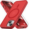 Vansdon Magnétique Coque pour iPhone 15 avec 1 Verre Trempé, Compatible avec MagSafe, Protection Contre Les Chutes de qualité Mi