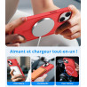 Vansdon Magnétique Coque pour iPhone 15 avec 1 Verre Trempé, Compatible avec MagSafe, Protection Contre Les Chutes de qualité Mi