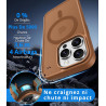 Vansdon Magnétique Coque pour iPhone 15 Pro avec 1 Verre Trempé, Compatible avec MagSafe, Protection Contre Les Chutes de qualit