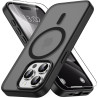 Vansdon Magnétique Coque pour iPhone 15 Pro avec 1 Verre Trempé, Compatible avec MagSafe, Protection Contre Les Chutes de qualit