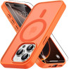 Vansdon magnétique coque pour iphone 15 pro avec 1 verre trempé, compatible avec magsafe, protection contre les chutes de qualit