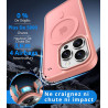 Vansdon Magnétique Coque pour iPhone 15 Pro avec 1 Verre Trempé, Compatible avec MagSafe, Protection Contre Les Chutes de qualit