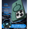 Vansdon Magnétique Coque pour iPhone 15 Pro avec 1 Verre Trempé, Compatible avec MagSafe, Protection Contre Les Chutes de qualit