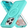 Vansdon Magnétique Coque pour iPhone 15 Pro Max avec 1 Verre Trempé, Compatible avec MagSafe, Protection Contre Les Chutes de qu