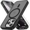 Vansdon Magnétique Coque pour iPhone 15 Pro Max avec 1 Verre Trempé, Compatible avec MagSafe, Protection Contre Les Chutes de qu