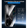 Vansdon Magnétique Coque pour iPhone 15 Pro Max avec 1 Verre Trempé, Compatible avec MagSafe, Protection Contre Les Chutes de qu