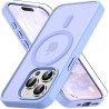 Vansdon Magnétique Coque pour iPhone 15 Pro Max avec 1 Verre Trempé, Compatible avec MagSafe, Protection Contre Les Chutes de qu