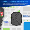 4G Traceur GPS Voiture 4G Magnétique Étanche, Tracker GPS Moto sans Carte SIM Localisation en Temps Réel, Traqueur GPS Voiture L