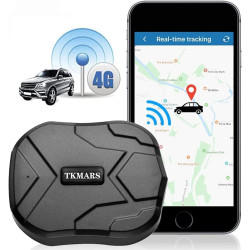 4G Traceur GPS Voiture sans Carte SIM Longue Autonomie 6 Mois, Antivol Tracker Professionnel Aimanté,Parcours Historique Alarme 