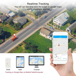 4G Traceur GPS Voiture sans Carte SIM Longue Autonomie 6 Mois, Antivol Tracker Professionnel Aimanté,Parcours Historique Alarme 