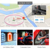 4G Traceur GPS Voiture sans Carte SIM Longue Autonomie 6 Mois, Antivol Tracker Professionnel Aimanté,Parcours Historique Alarme 