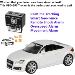 Winnes TK816 Traceur GPS pour voiture 4G OBD2 Tracker GPS résistant à l'eau Alerte de vitesse application gratuite pour camionne
