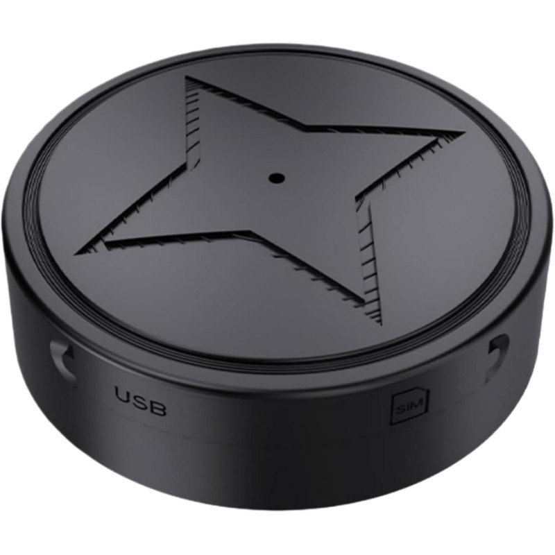 Marnoval Traceur GPS Voiture sans Abonnement Magnétique Discret avec Alertes De Mouvement pour Auto Moto Et Véhicule (1 PCS)