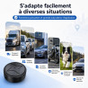Marnoval Traceur GPS Voiture sans Abonnement Magnétique Discret avec Alertes De Mouvement pour Auto Moto Et Véhicule (1 PCS)
