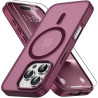 Vansdon Magnétique Coque pour iPhone 16 Pro avec 1 Verre Trempé, Compatible avec MagSafe, Protection Contre Les Chutes de qualit