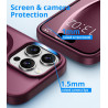 Vansdon Magnétique Coque pour iPhone 16 Pro avec 1 Verre Trempé, Compatible avec MagSafe, Protection Contre Les Chutes de qualit