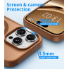 Vansdon Magnétique Coque pour iPhone 16 Pro avec 1 Verre Trempé, Compatible avec MagSafe, Protection Contre Les Chutes de qualit