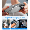 Vansdon Magnétique Coque pour iPhone 16 Pro avec 1 Verre Trempé, Compatible avec MagSafe, Protection Contre Les Chutes de qualit