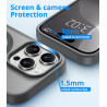 Vansdon Magnétique Coque pour iPhone 16 Pro avec 1 Verre Trempé, Compatible avec MagSafe, Protection Contre Les Chutes de qualit