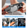 Vansdon Magnétique Coque pour iPhone 16 Pro avec 1 Verre Trempé, Compatible avec MagSafe, Protection Contre Les Chutes de qualit