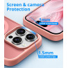 Vansdon Magnétique Coque pour iPhone 16 Pro avec 1 Verre Trempé, Compatible avec MagSafe, Protection Contre Les Chutes de qualit
