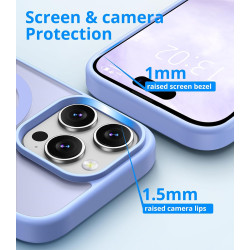 Vansdon Magnétique Coque pour iPhone 16 Pro avec 1 Verre Trempé, Compatible avec MagSafe, Protection Contre Les Chutes de qualit