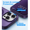 Vansdon Magnétique Coque pour iPhone 16 Pro avec 1 Verre Trempé, Compatible avec MagSafe, Protection Contre Les Chutes de qualit