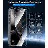 Vansdon Magnétique Coque pour iPhone 16 avec 1 Verre Trempé, Compatible avec MagSafe, Protection Contre Les Chutes de qualité Mi