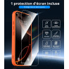 Vansdon magnétique coque pour iphone 16 avec 1 verre trempé, compatible avec magsafe, protection contre les chutes de qualité mi