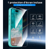 Vansdon Magnétique Coque pour iPhone 16 Pro Max avec 1 Verre Trempé, Compatible avec MagSafe, Protection Contre Les Chutes de qu