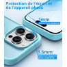 Vansdon Magnétique Coque pour iPhone 16 Pro Max avec 1 Verre Trempé, Compatible avec MagSafe, Protection Contre Les Chutes de qu