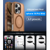 Vansdon Magnétique Coque pour iPhone 16 Pro Max avec 1 Verre Trempé, Compatible avec MagSafe, Protection Contre Les Chutes de qu