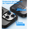 Vansdon Magnétique Coque pour iPhone 16 Pro Max avec 1 Verre Trempé, Compatible avec MagSafe, Protection Contre Les Chutes de qu