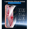 Vansdon Magnétique Coque pour iPhone 16 Pro Max avec 1 Verre Trempé, Compatible avec MagSafe, Protection Contre Les Chutes de qu