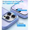 Vansdon Magnétique Coque pour iPhone 16 Pro Max avec 1 Verre Trempé, Compatible avec MagSafe, Protection Contre Les Chutes de qu