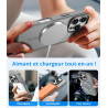 Vansdon Magnétique Coque pour iPhone 16 Pro Max avec 1 Verre Trempé, Compatible avec MagSafe, Protection Contre Les Chutes de qu