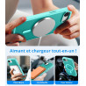 Vansdon Magnétique Coque pour iPhone 16e / iPhone 17e avec 1 Verre Trempé, Compatible avec MagSafe, Protection Contre Les Chutes