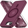 Vansdon Magnétique Coque pour iPhone 16e / iPhone 17e avec 1 Verre Trempé, Compatible avec MagSafe, Protection Contre Les Chutes
