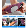 Vansdon Magnétique Coque pour iPhone 16e / iPhone 17e avec 1 Verre Trempé, Compatible avec MagSafe, Protection Contre Les Chutes