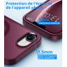 Vansdon Magnétique Coque pour iPhone 16e / iPhone 17e avec 1 Verre Trempé, Compatible avec MagSafe, Protection Contre Les Chutes