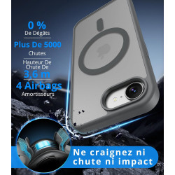 Vansdon Magnétique Coque pour iPhone 16e / iPhone 17e avec 1 Verre Trempé, Compatible avec MagSafe, Protection Contre Les Chutes