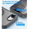 Vansdon Magnétique Coque pour iPhone 16e / iPhone 17e avec 1 Verre Trempé, Compatible avec MagSafe, Protection Contre Les Chutes