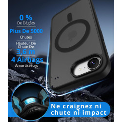 Vansdon Magnétique Coque pour iPhone 16e / iPhone 17e avec 1 Verre Trempé, Compatible avec MagSafe, Protection Contre Les Chutes