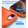 Vansdon magnétique coque pour iphone 16e / iphone 17e avec 1 verre trempé, compatible avec magsafe, protection contre les chutes