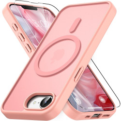 Vansdon Magnétique Coque pour iPhone 16e / iPhone 17e avec 1 Verre Trempé, Compatible avec MagSafe, Protection Contre Les Chutes