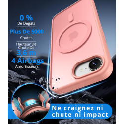 Vansdon Magnétique Coque pour iPhone 16e / iPhone 17e avec 1 Verre Trempé, Compatible avec MagSafe, Protection Contre Les Chutes
