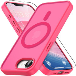 Vansdon Magnétique Coque pour iPhone 16e / iPhone 17e avec 1 Verre Trempé, Compatible avec MagSafe, Protection Contre Les Chutes