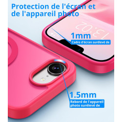 Vansdon Magnétique Coque pour iPhone 16e / iPhone 17e avec 1 Verre Trempé, Compatible avec MagSafe, Protection Contre Les Chutes